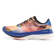 Skechers Go Run Speed Running Shoes Men Low-Top Blue/Orange/Black 41