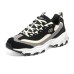 Skechers D'LITES 1.0 Cushioning Wear-Resistant Low-Top Chunky Sneakers Men's Black White Черно-белый, 42