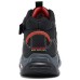 Skechers Anti-Slip And Wear-Resistant Warm Mid-Top Kids Lifestyle Shoes Black Red Teenagers Красно-черный, 27.5