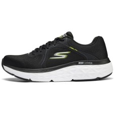 Skechers Cushioning Low-Top Casual Running Shoes Men's Black Yellow Черно-желтый, 42