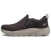 Skechers Go Walk Fle Breathable Low-Top Casual Shoes Men Brown Коричневый, 40