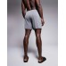 ASOS DESIGN plisse swim shorts in mid length in grey Серый, XS - W30