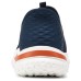 Skechers Slip Ins Anti-Slip Wear-Resistant Low-Top Casual Shoes Men's Blue Marine Blue/White Orange, 40