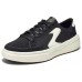 Skechers Court Classics Breathable Support Low-Top Skateboard Shoes Men's Black Beige Black/Natural, 44