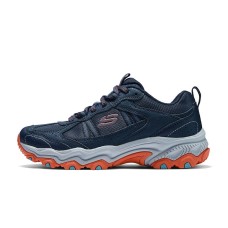 Skechers Stamina Anti-Slip Wear-Resistant Low-Top Outdoor Shoes Women's Blue Gray Blue Gray, 36