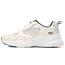 Skechers Macaron Cushioning Anti-Slip And Wear-Resistant Low-Top Casual Shoes Women's Natural Pink 40