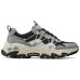 Skechers OUTDOOR Cushioning Anti-Slip And Wear-Resistant Low-Top Trekking Shoes Women's Black Gray Color Black/Gray/BKGY, 35