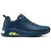 Skechers Street Breathable And Wear-resistant Low-Top Air Cushion Casual Running Shoes Men's Blue Синий, 43