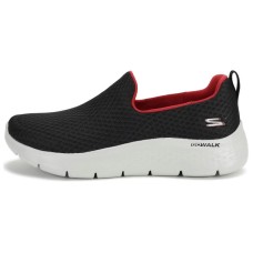 Skechers Cushioning Wear-Resistant Low-Top Casual Shoes Men's Black Red Красно-черный, 39.5