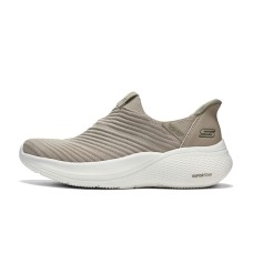 Skechers Anti-Slip And Wear-Resistant Lightweight Balance Low-Top Casual Shoes Women's Taupe Серо-коричневый, 39