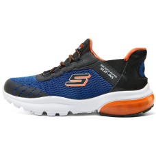 Kids Skechers Skechers Boys Anti-Slip Wear-Resistant Kids' Running Shoes Royal Blue Black королевский синий/черный, 27.5