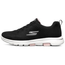 Skechers Go Walk 5 Wear-Resistant Low-Top Running Shoes Women's Black 36