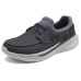 Skechers Breathable Low-Top Casual Shoes Men's Black Черный, 42.5