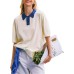 Skechers Polo Shirt Unisex Cream Ecru Cream Beige/00NA, L