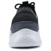 Skechers GoWalk Flex - Quick Dry Low-Top Casual Shoes Men's Black Gray Color Черный, 41