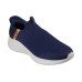 Skechers Hands Free Slip-Ins Anti-Slip Wear-Resistant Low-Top Casual Shoes Men's Blue Orange синий оранжевый, 45