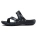 Skechers Slip-Resistant Abrasion-Resistant Slide Slippers Women's Black Черный, 36