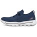 Skechers Go Walk Evolution Ultra Cushioning Anti-Slip And Wear-Resistant Low-Top Casual Shoes Men's Blue 42.5