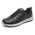 Skechers Go Walk Steady Anti-Slip Wear-Resistant Low-Top Skateboard Shoes Men's Black White Черно-белый, 41