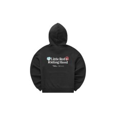 Skechers X Little Red Riding Hood Co branded Series Sweatshirt Women's Carbon Black 0018, S
