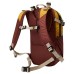 Skechers Fabric Outdoor Hiking Bag Backpacks Regular Unisex Gold & Chili Red Gold with Spicy Pepper Red