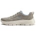 Skechers Go Walk Fle Cushioning Wear Resistant Low Top Casual Shoes Women's Taupe Серо-коричневый, 36