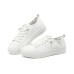 Skechers Anti-Slip Wear-Resistant Low-Top Skateboard Shoes Women's White Белый, 37