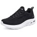 Skechers Anti-Slip And Wear-Resistant Lightweight Low-Top Casual Running Shoes Men's Black Черный, 41.5