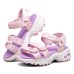 Skechers D'LITES Series Wear-Resistant Breathable Slip-Resistant Children's Sandals Lavender Teenagers 37