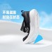 Skechers Go Run 400 V2 Anti Slip Wear Resistant Low Top Kids Lifestyle Shoes Black White Teenagers 33