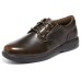 Skechers Wear-Resistant Low-Top Casual Shoes Men's Dark Brown Коричневый, 42