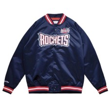 Mitchell & Ness Lightweight Satin Jacket Mens Blue Coats Jackets Outerwear STJKM S
