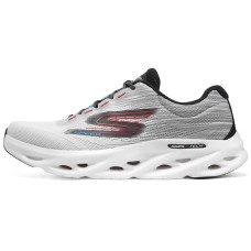 Skechers GO RUN Swirl Tech Speed Cushioning Wear-Resistant Low-Top Running Shoes Men's White Gray Белый, 42.5