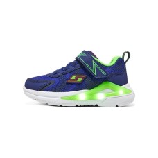Skechers Wear-Resistant Slip-Resistant Low-Top Toddler Shoes Blue Green Infant And Toddler ЗЕЛЕНОВАТО-СИНИЙ, 23