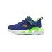 Skechers Wear-Resistant Slip-Resistant Low-Top Toddler Shoes Blue Green Infant And Toddler ЗЕЛЕНОВАТО-СИНИЙ, 23