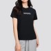 Skechers Regular T Shirt Women's Carbon Black Carbon Black/0018, 2XL