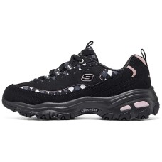 Skechers Sport D'Lites Fancy Leopard 10 'Black Pink' Women's Черный, 35.5