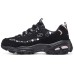 Skechers Sport D'Lites Fancy Leopard 10 'Black Pink' Women's Черный, 35.5