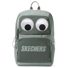 Skechers Fabric Big Eye Backpack Regular Unisex Literary Green Large Eyes Single Packaging Artistic Style Green