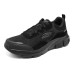 Skechers Flex Comfort Anti-Slip Wear-Resistant Breathable Rebound Low-Top Casual Shoes Men's Black Черный, 42.5