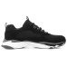 Skechers Cushioning Anti-Slip And Wear-Resistant Low-Top Casual Shoes Men's Black Gray Color 43