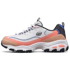 Skechers D'Lites 1.0 Casual Shoes Women's Low-Top Light Gray/Multicolor 37