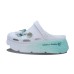 Skechers Max Cushioning Clogs Women's White Green Зеленый, 38
