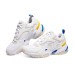 Skechers Stamina V2 Chunky Sneakers Men Low-Top White/Blue 41.5