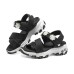 Skechers D'LITES Series Anti Slip Wear Resistant Children's Sandals Black White Kids' 28.5