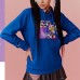 Skechers X Sailor Moon Collaboration Sweatshirts Women's Celestial Blue Celestial Blue, M