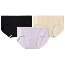 Skechers Underpants Women's 3 Pack S, 3-Pack (Yume Beauty Black+Champagne Skin+Orchid Purple)