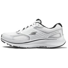 Skechers Cushioning, Wear Resistant Low Top Running Shoes Men's White Silver Белый, 43