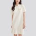 Skechers Short-Sleeved Dresses Women's Marshmallow White Marshmallow white 0074, XL