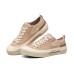 Skechers New Moon Low Top Canvas Shoes Brown Women's 36